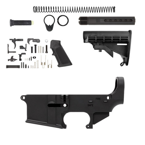 Forged Fire/Safe Marked 80% Lower Assembly - polymer 80