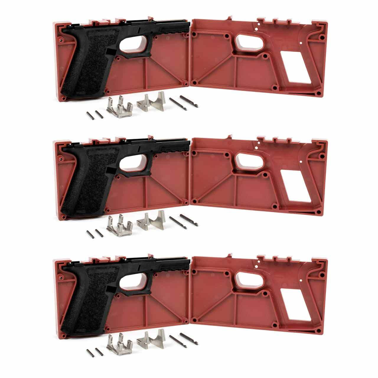 Polymer80 PF940Cv1™ 80% Compact Frame and Jig Kit (Glock® 19/23 Compatible) - 3-Pack - polymer 80