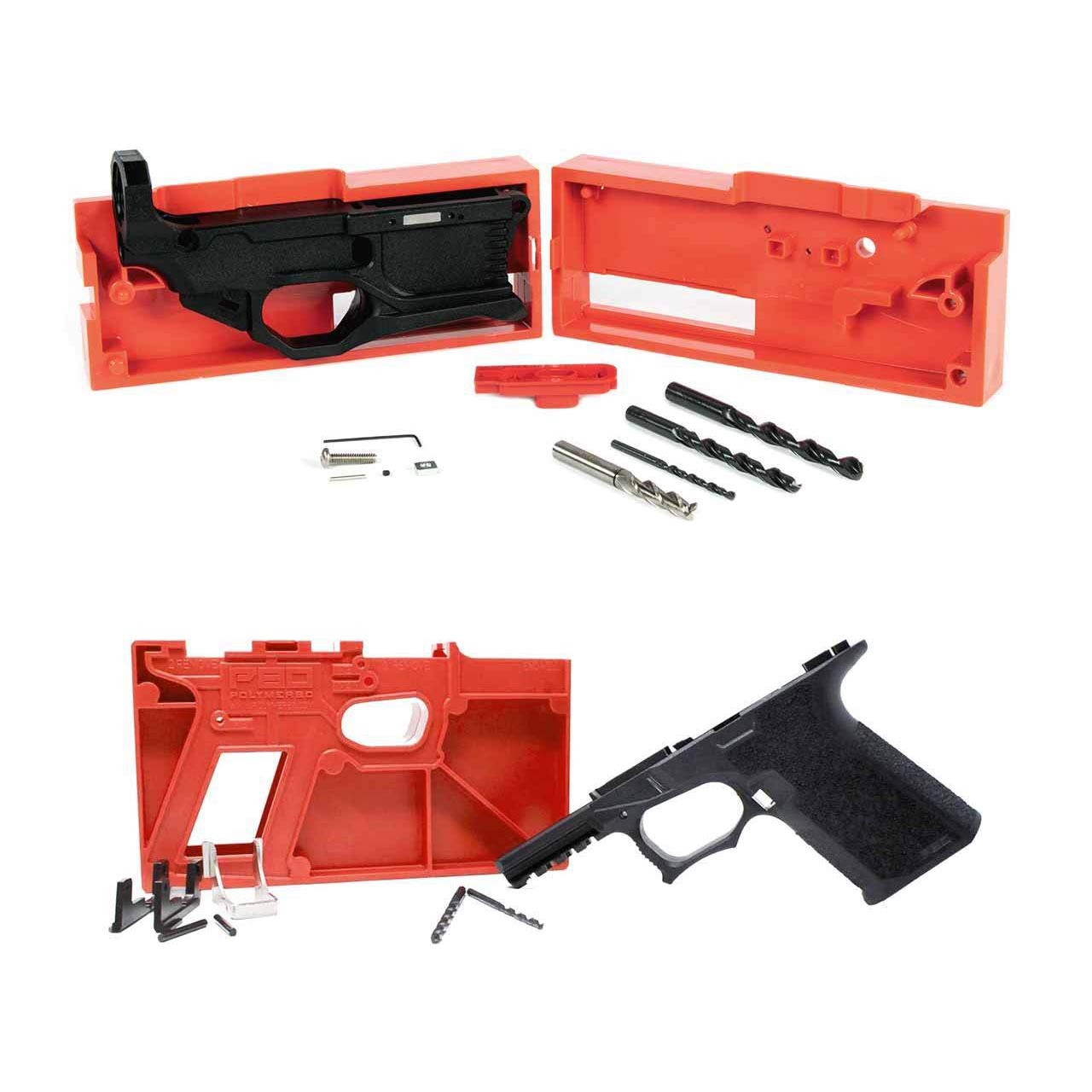 Polymer80 RL556V3™ and PF940Cv1™ Bundle - 80% Lower Receiver with Jig, AR15, and 80% Compact Frame with Jig, G19/23 Compatible (Black Only) - polymer 80